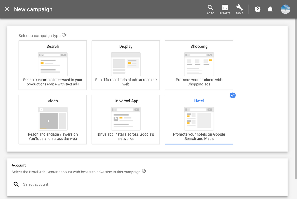 Hotel Campaign Ads on Google Ads 2018