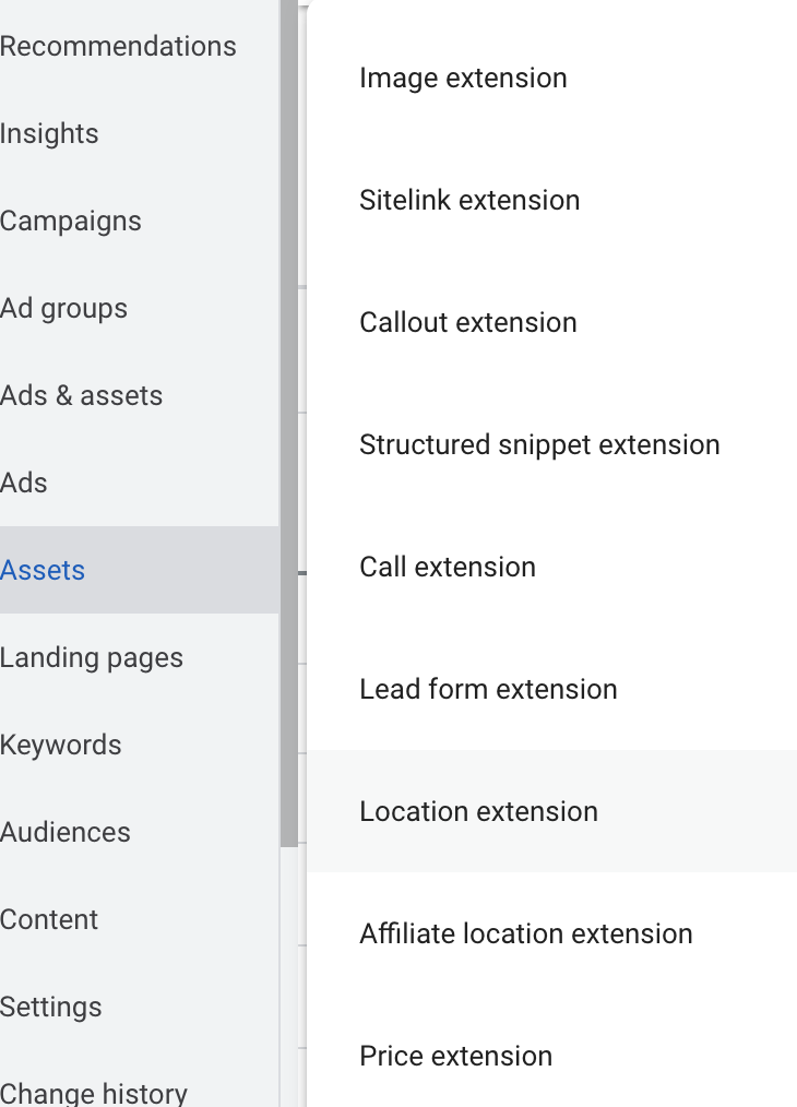 Location extensions in Google Ads to advertise your local business