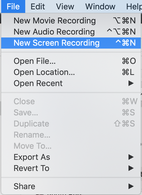 Quicktime screen recording on Clickup